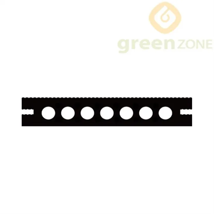 DEP14025R WPC Round Hole Hollow Exterior Flooring Features With Strong Rigidity